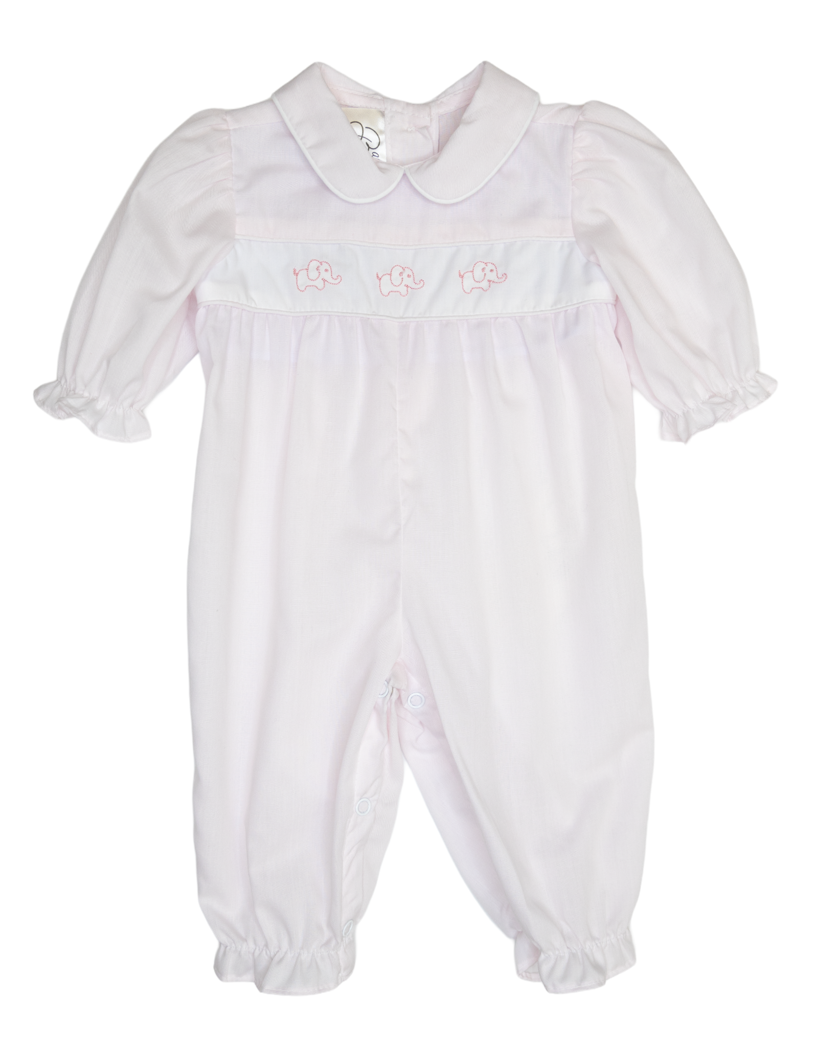 Baby Blessings BB1017 Pink Elephant Leilani Romper