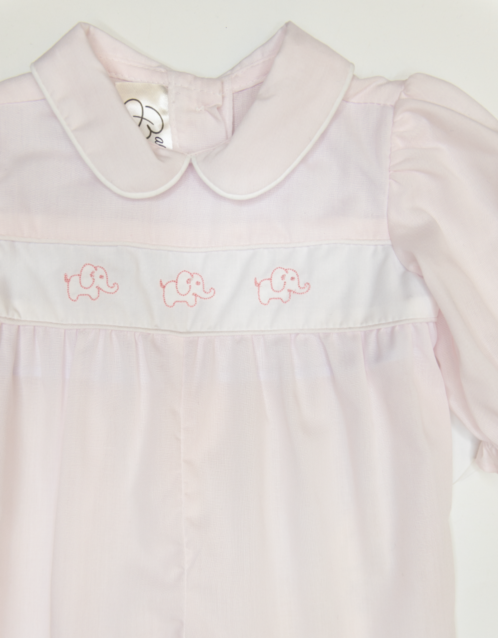 Baby Blessings BB1017 Pink Elephant Leilani Romper