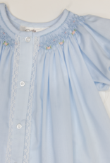 Baby Blessings BB1025 Blue Flowers Sophia Dress