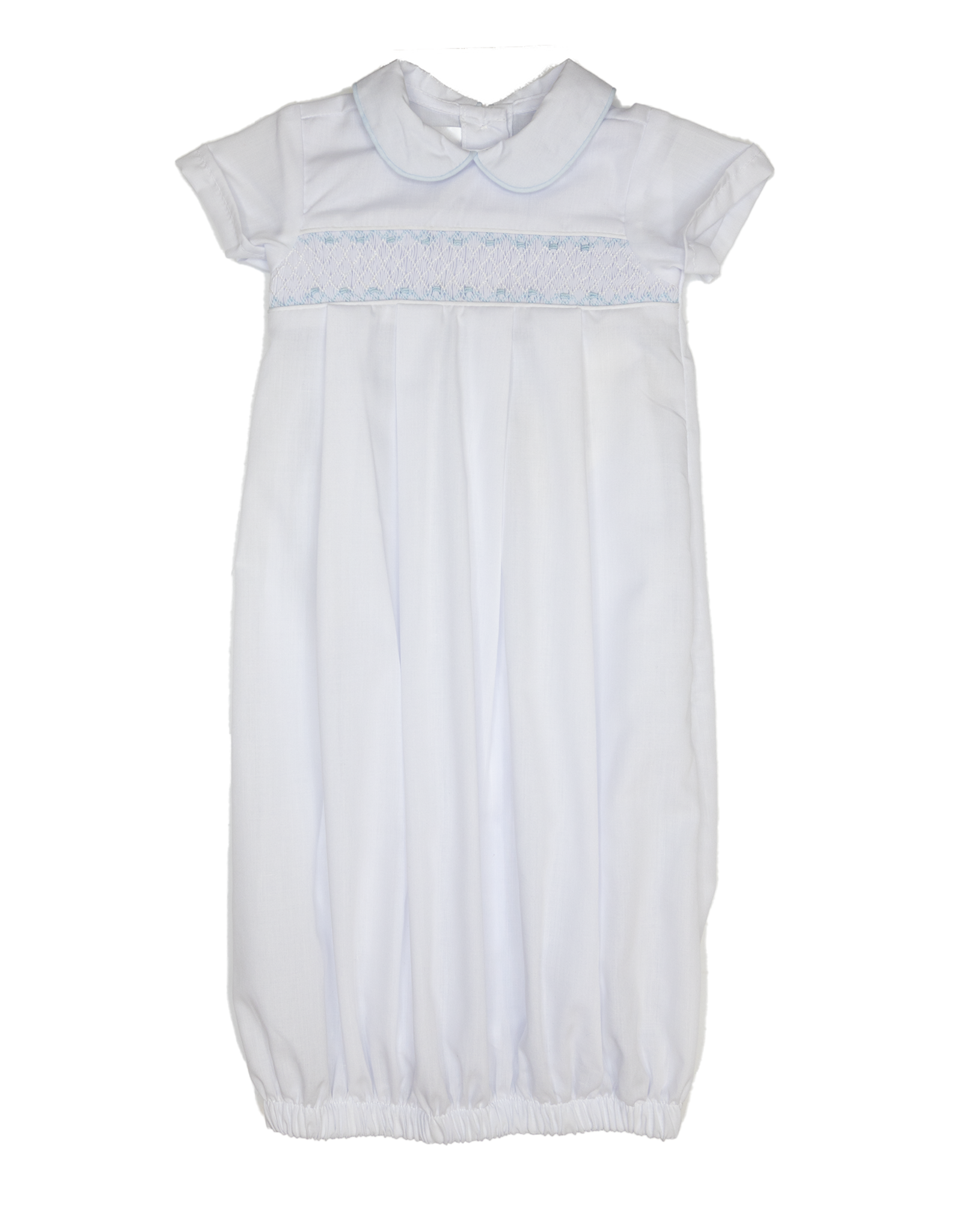 Baby Blessings BB0724 Elliot White Smocked Bag