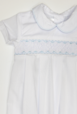 Baby Blessings BB0724 Elliot White Smocked Bag