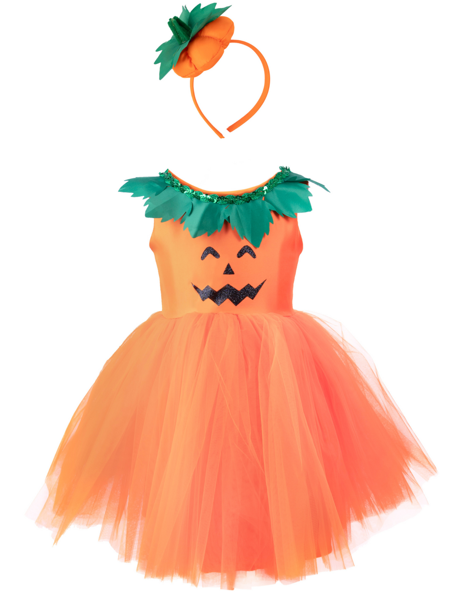 GreatPretenders 3431 Pumpkin Patch Princess Dress Headband