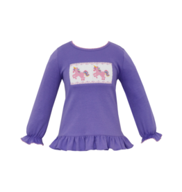 Anavini Unicorn Smocked Shirt