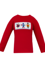 Anavini 548PL Super Heroes Smocked Shirt