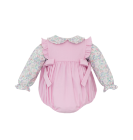 Petit Bebe (9 Month) Pink Bubble w/ Liberty Print Blouse