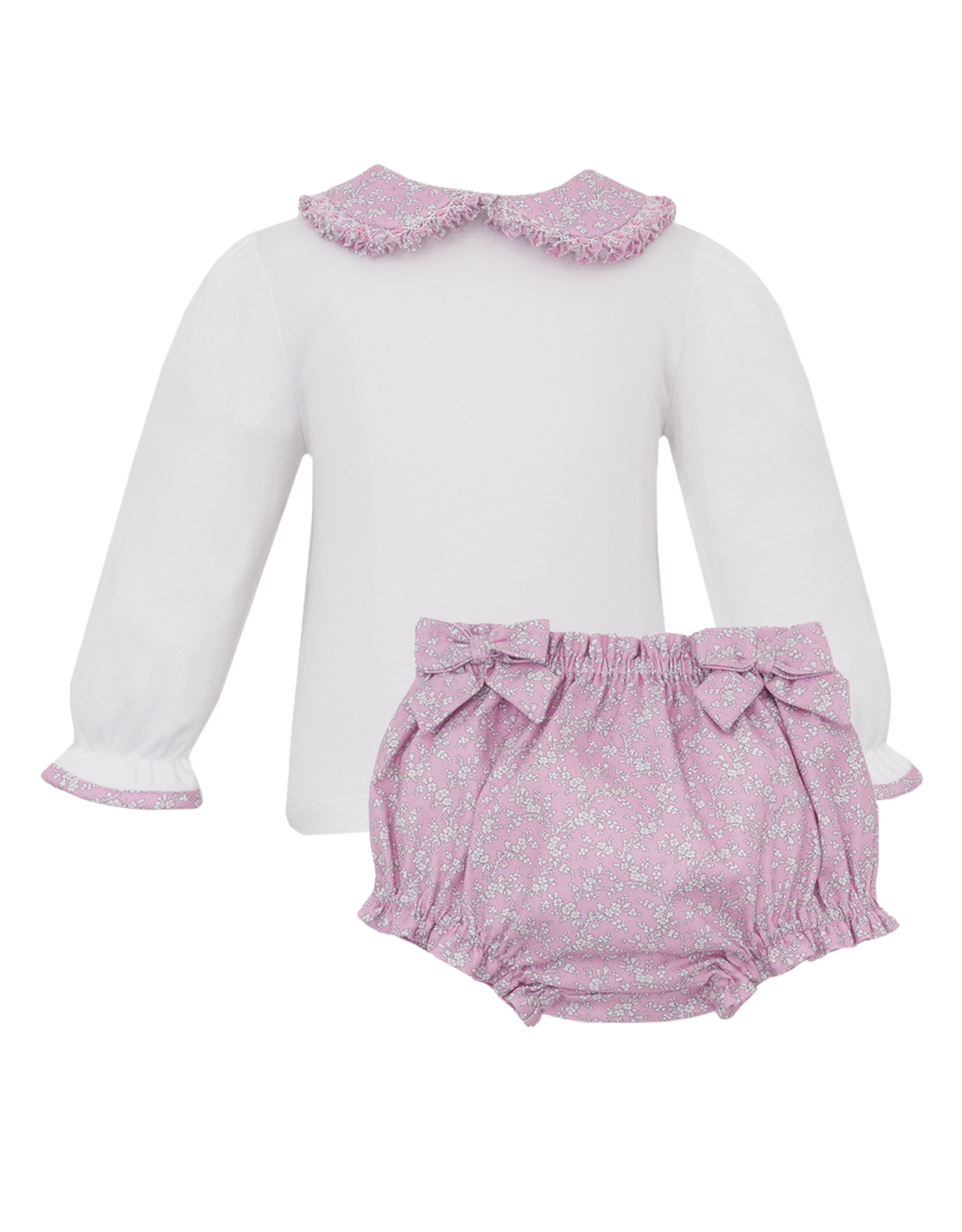 Petit Bebe 161C Pink Liberty Print Bloomer Set