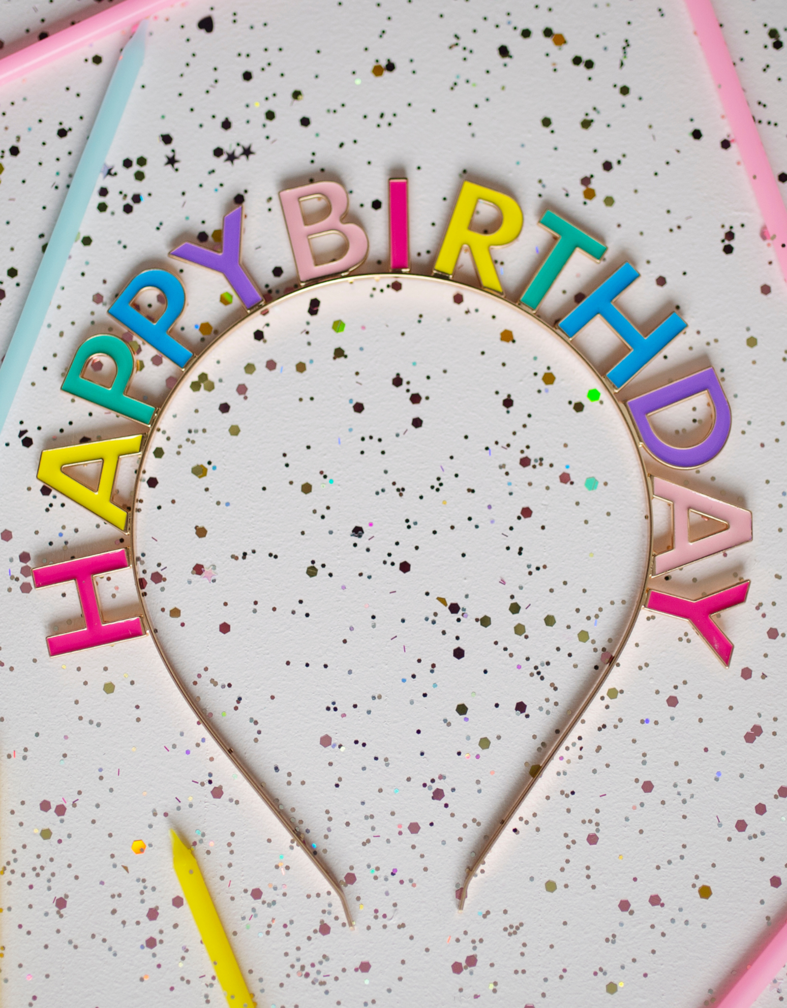 GreatPretenders 89070 Happy Birthday Multi Headband