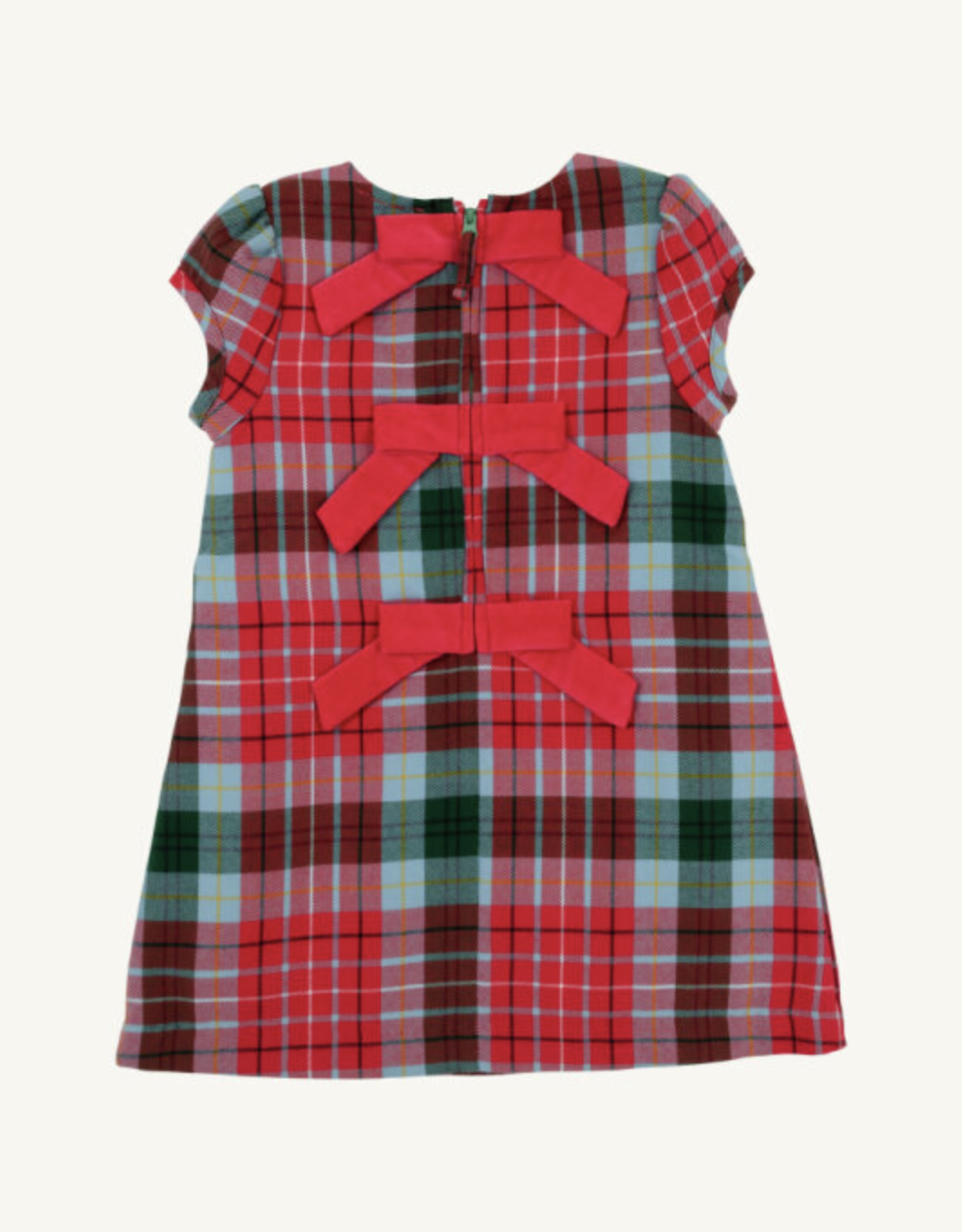 TBBC Betts Bow Dress Wilson Pier Plaid