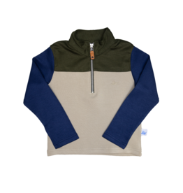 South Bound Performance Pull Over Green/Khaki/Navy