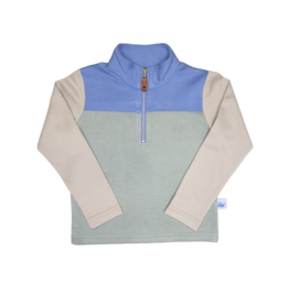 South Bound Performance Pull Over Blue/Green/Khaki