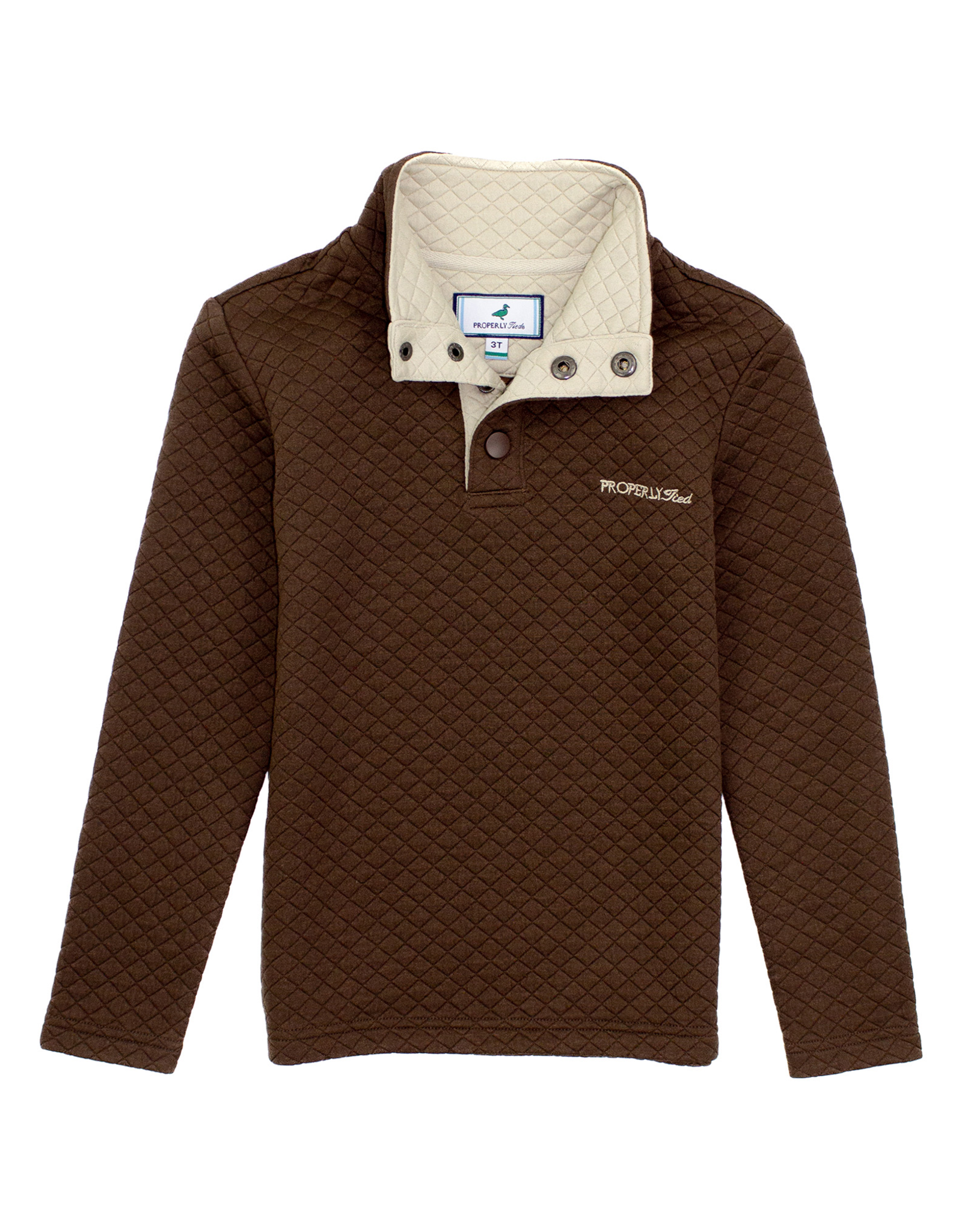 Properly Tied PT25 Club Pullover Brown
