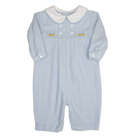 Petit Ami Blue Gingham Car Longall