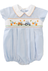 Lulu Bebe LBF25 Blake Smocked Pumpkin Bubble