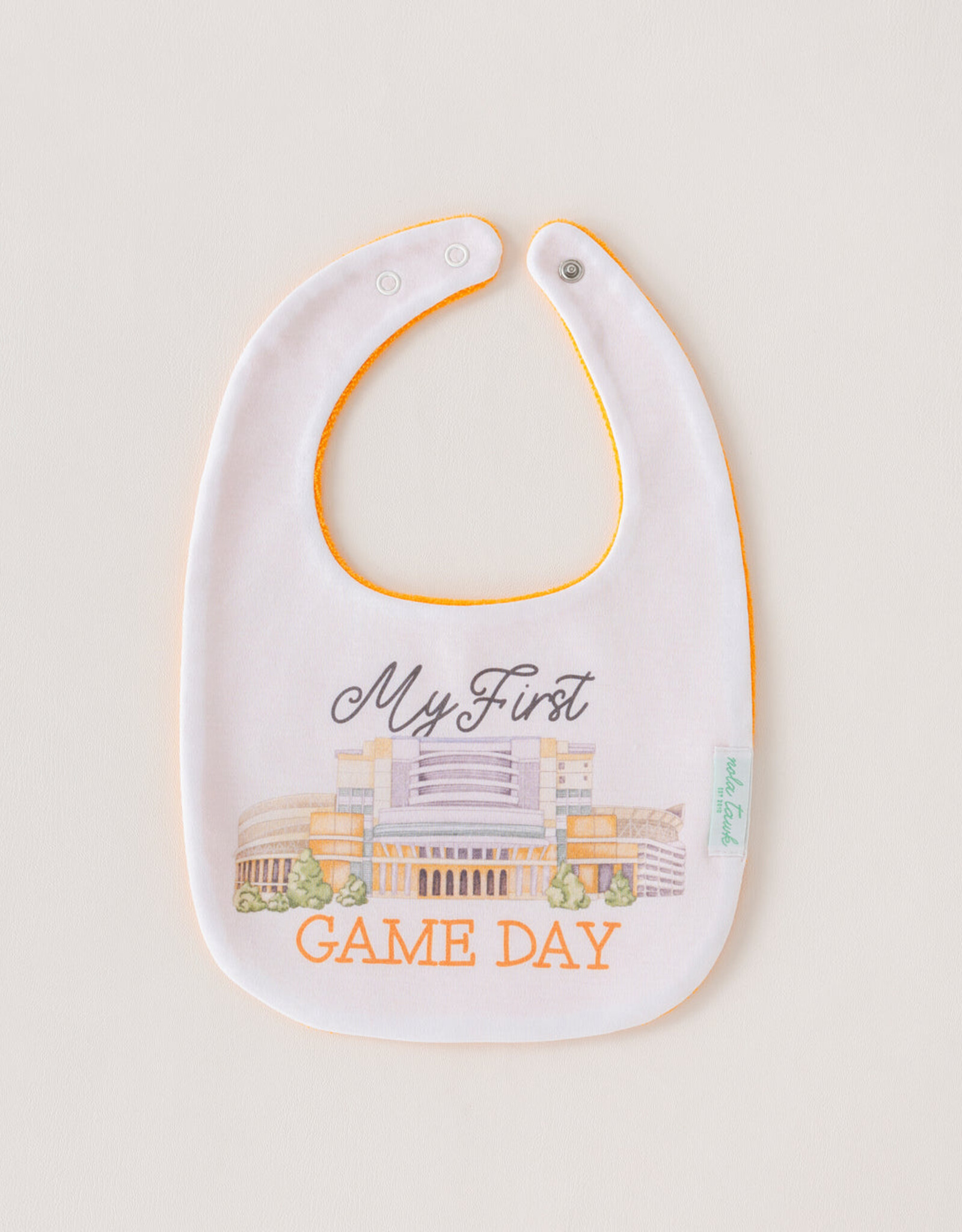 Nola Tawk Mascot Mania Tennessee Bib