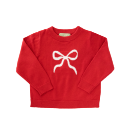 Sage & Lilly Red Bow Sweater