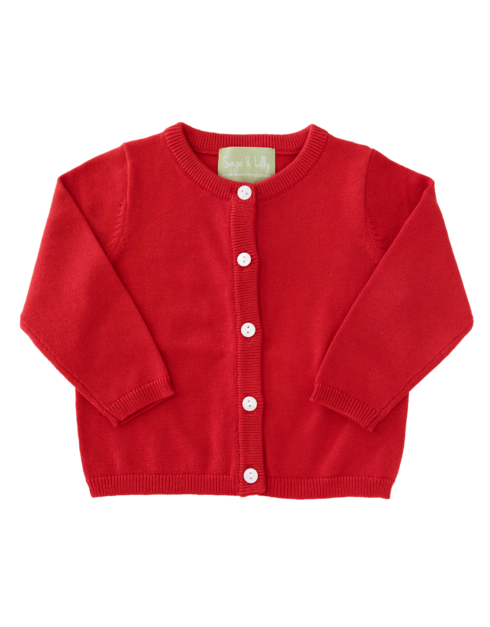 Sage & Lilly 8889 Red Cardigan Sweater