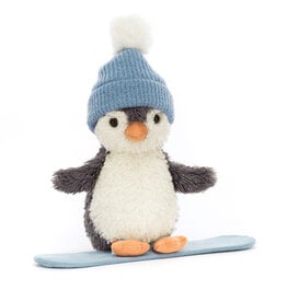 Jellycat Peanut Penguin Snowboarding Small