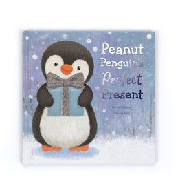 Jellycat Peanut Penguin's Perfect Present Book