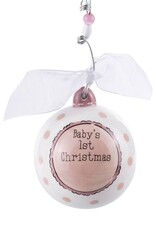 Glory Haus Baby's 1st Pink Rocking Horse Ornament