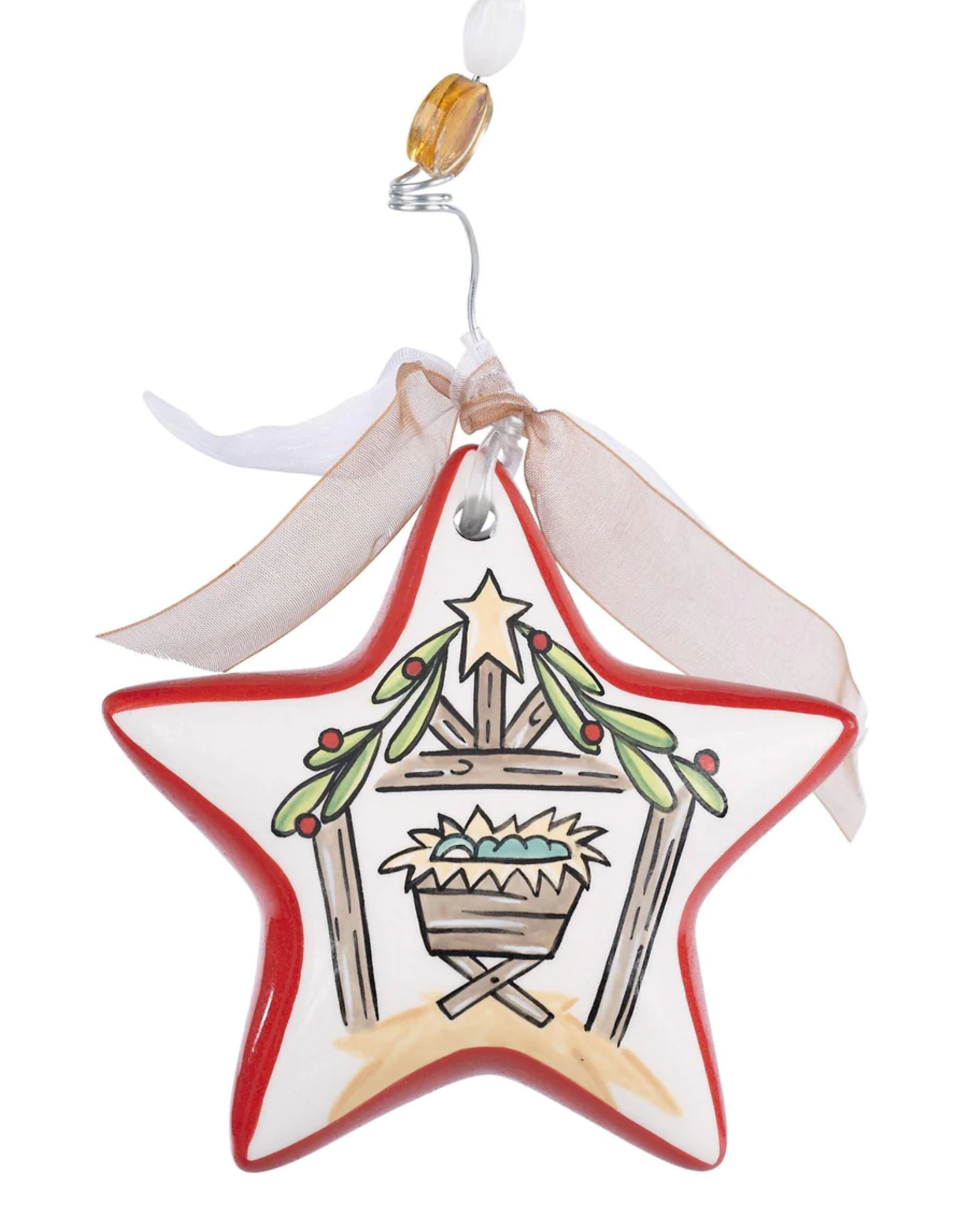Glory Haus Come All Ye Faithful Star Ornament