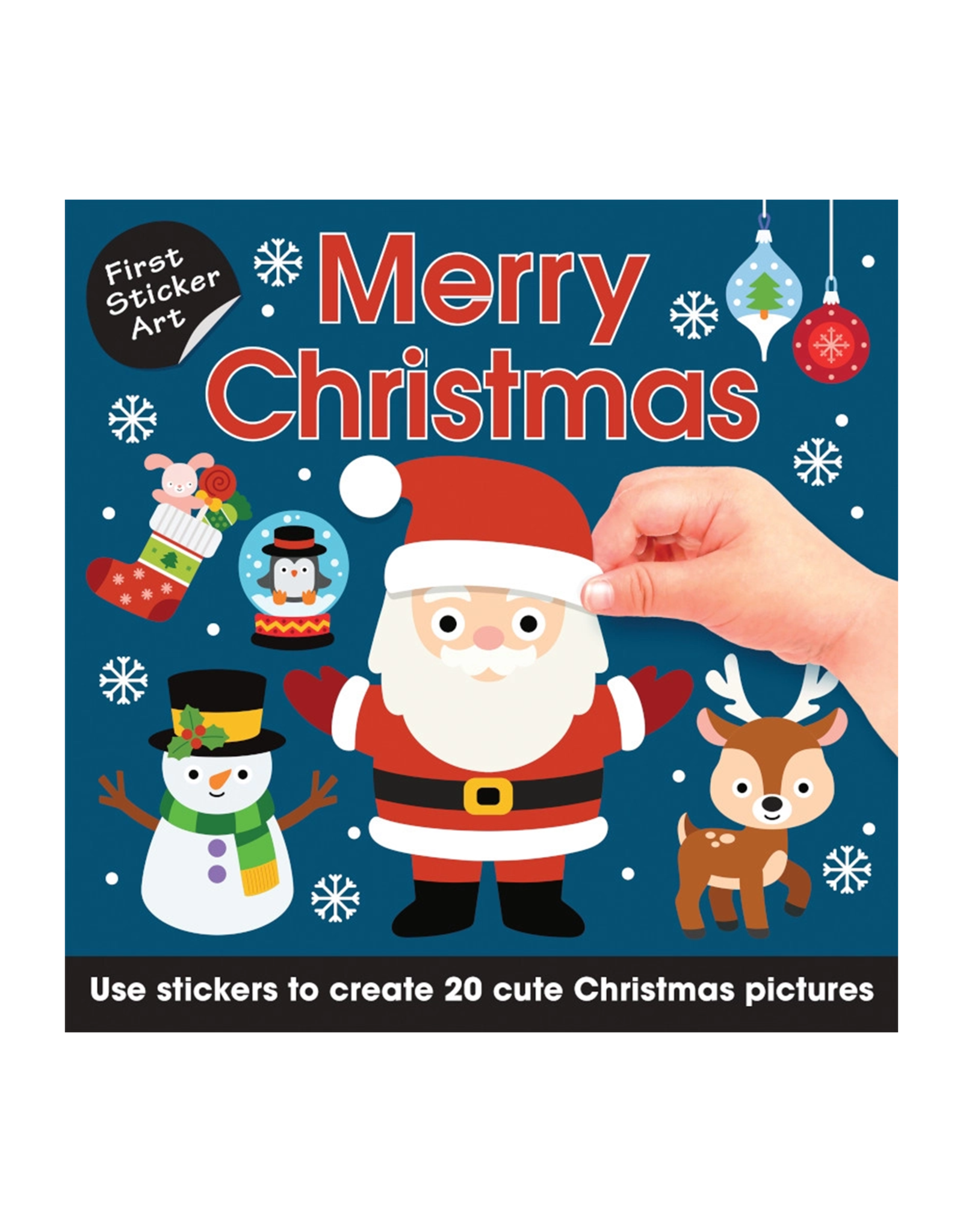 Sourcebooks First Sticker Art: Merry Christmas