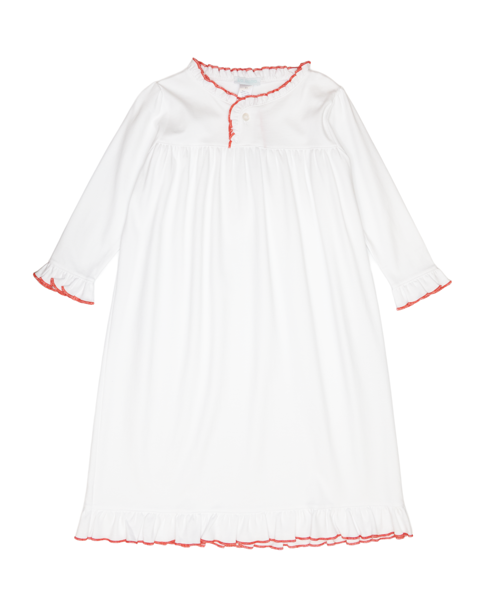 Lulu Bebe LBF25 White/Red Gown