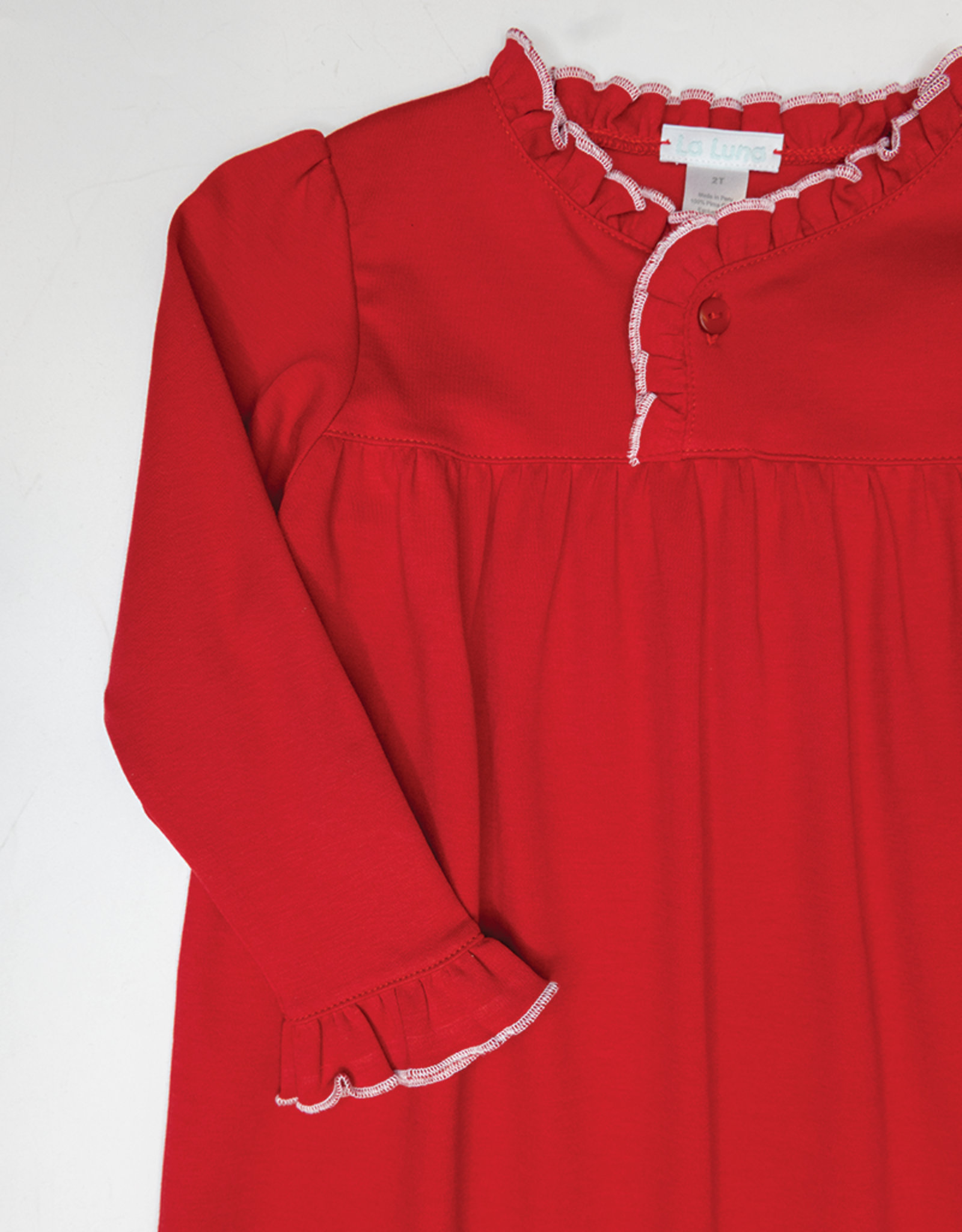 Lulu Bebe LBF25 Red/White Gown