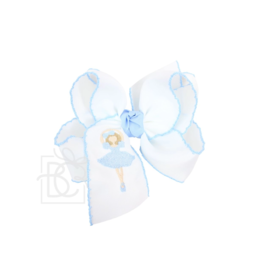 Beyond Creations Embroidered Ballerina Bow