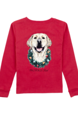 Properly Tied PT25 LS Tee Cabernet Deck the Paws