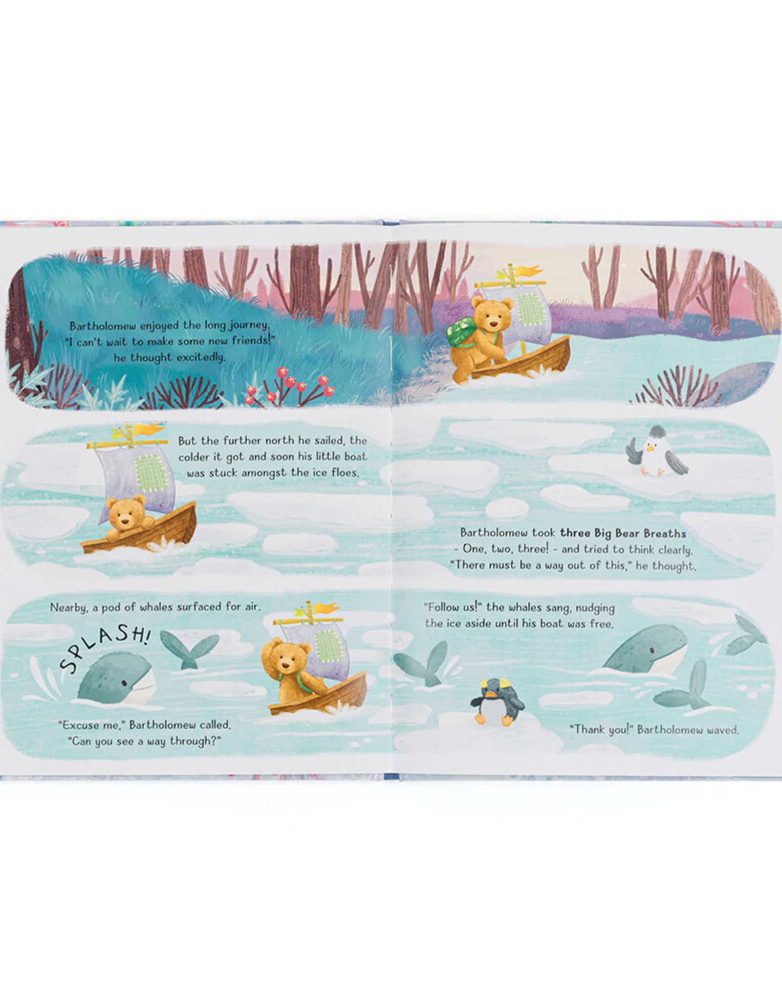 Jellycat Bartholomew Bear and the Snow Giants book