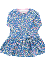 James and Lottie JL25 Loren Dress Fall Floral Knit