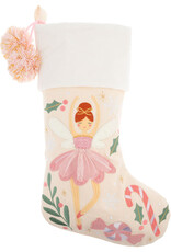 Stephen Joseph SJ Embroidered Christmas Stocking Fairy