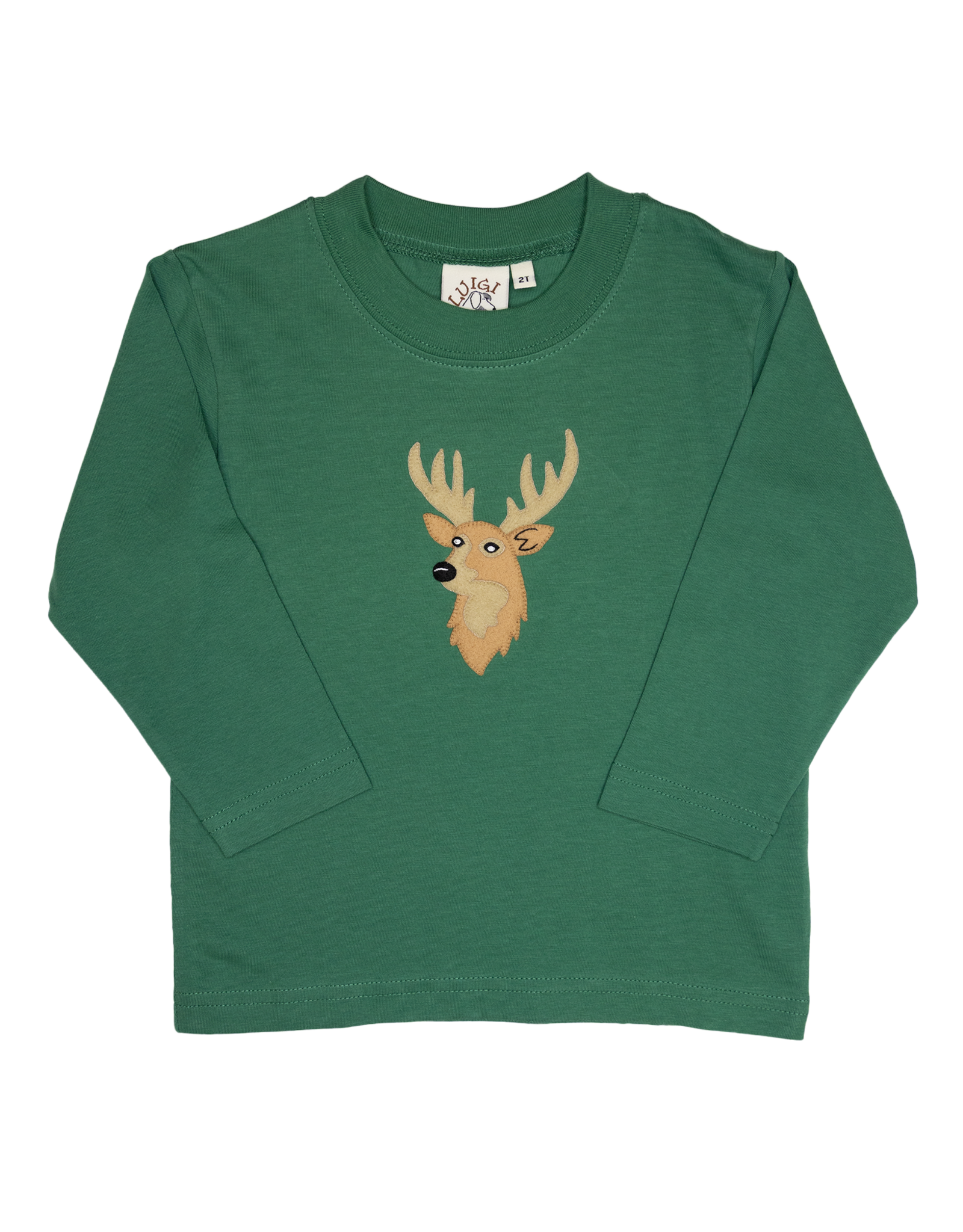 Luigi F25 LS Shirt Hunter Green Buckhead