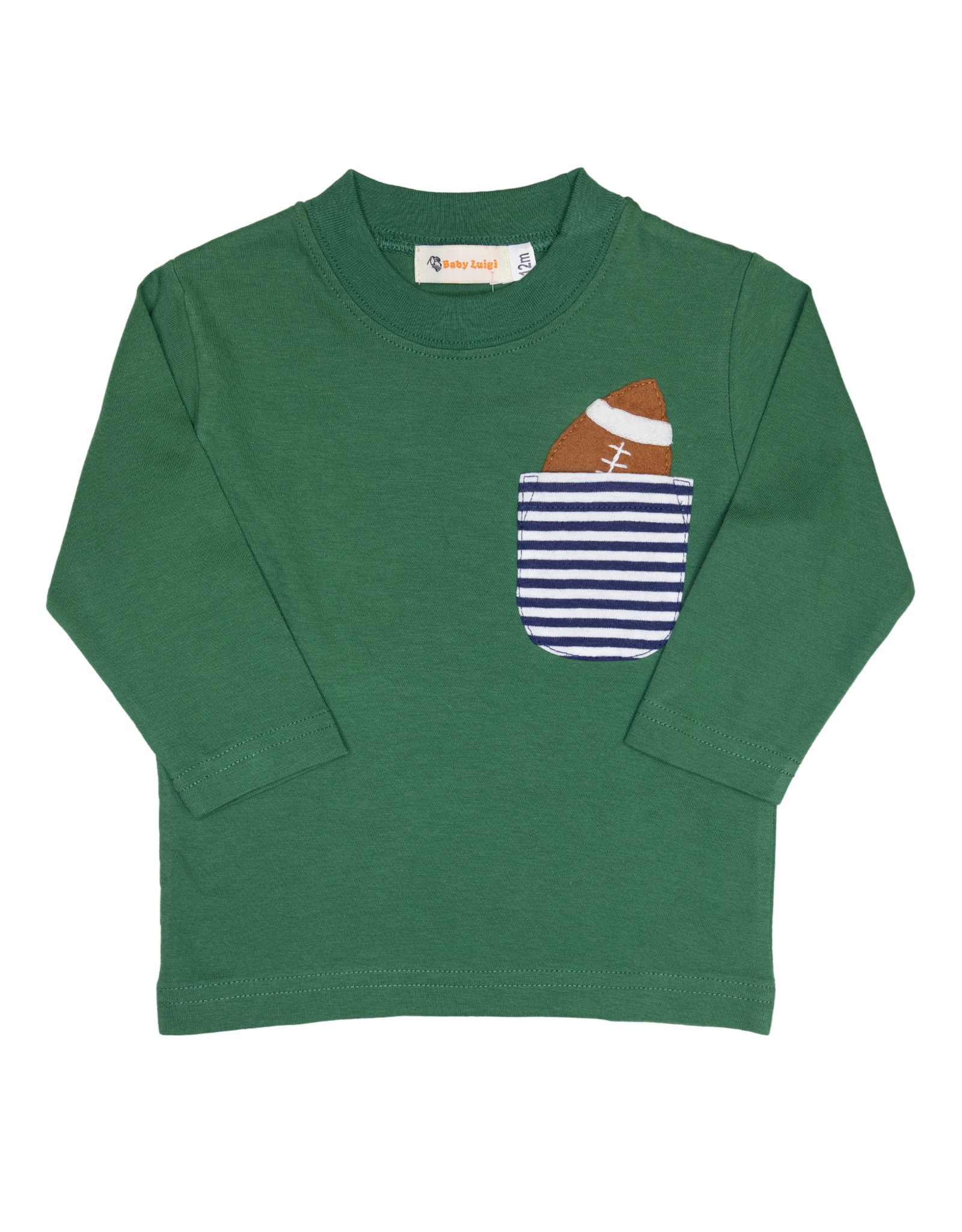 Luigi F25 LS Shirt Green Football Pocket