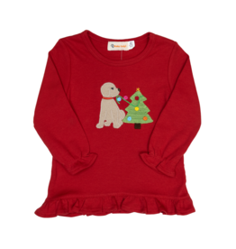 Luigi Shirt Red Dog with Lights