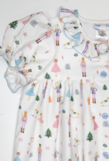 Lulu Bebe LBF25 Ashley Nutcracker Button Front  Dress