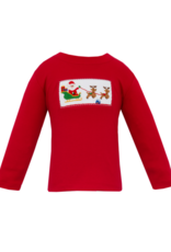 Anavini 320PL Santa Sleigh Smocked Shirt