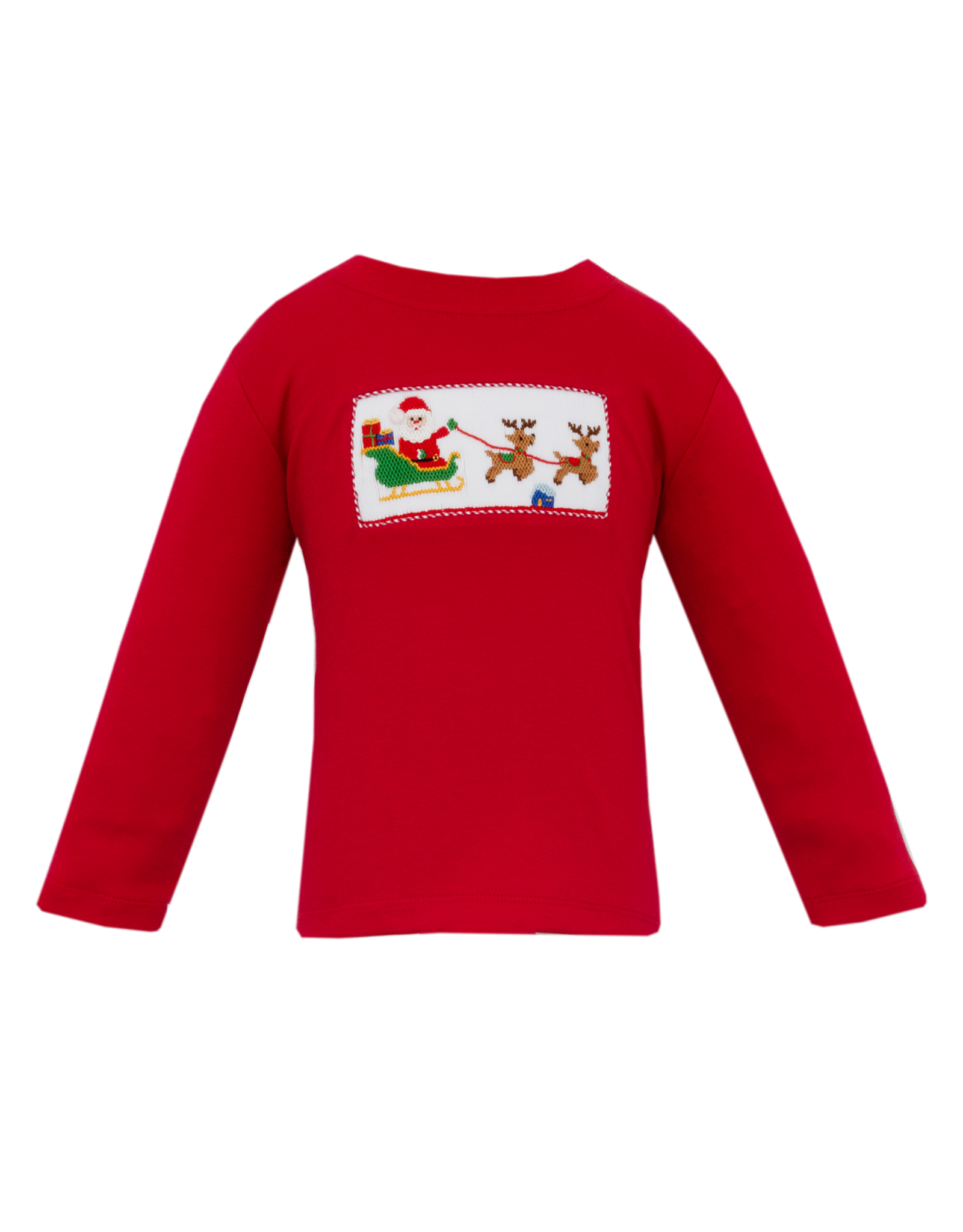 Anavini 320PL Santa Sleigh Smocked Shirt