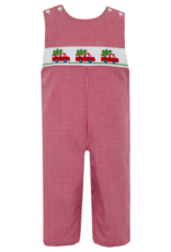 Petit Bebe 143K Trees Car Smocked Long Jon Jon