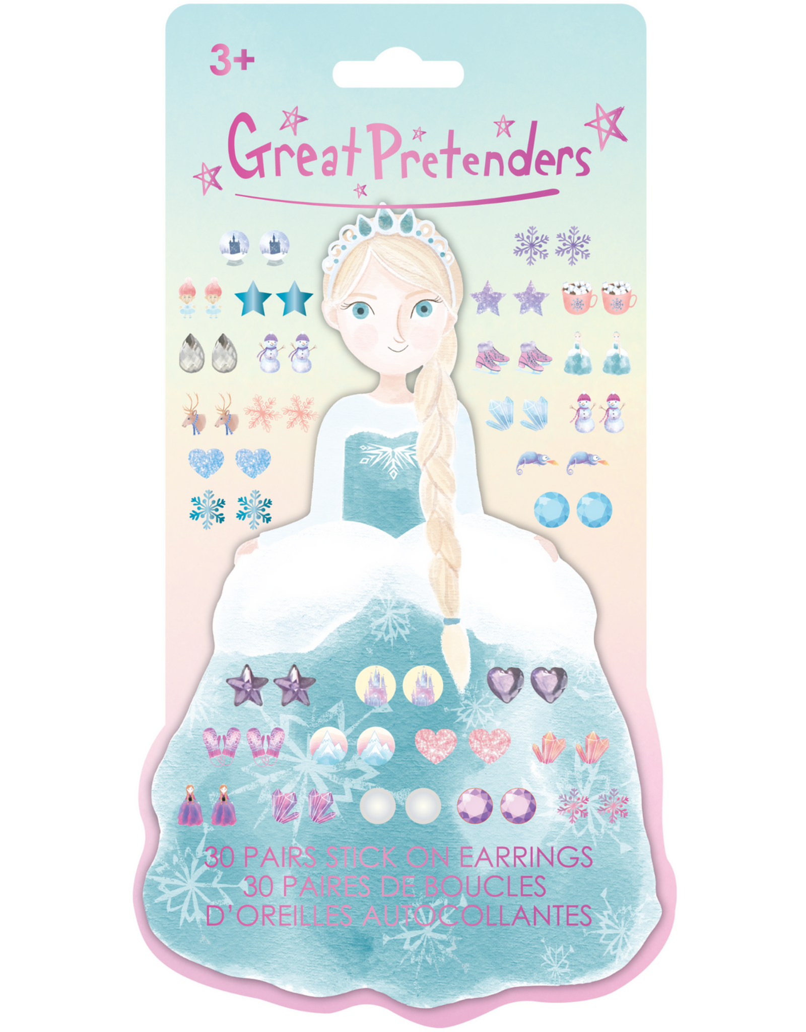 GreatPretenders 87526 Frosty Sister Sticker Earrings