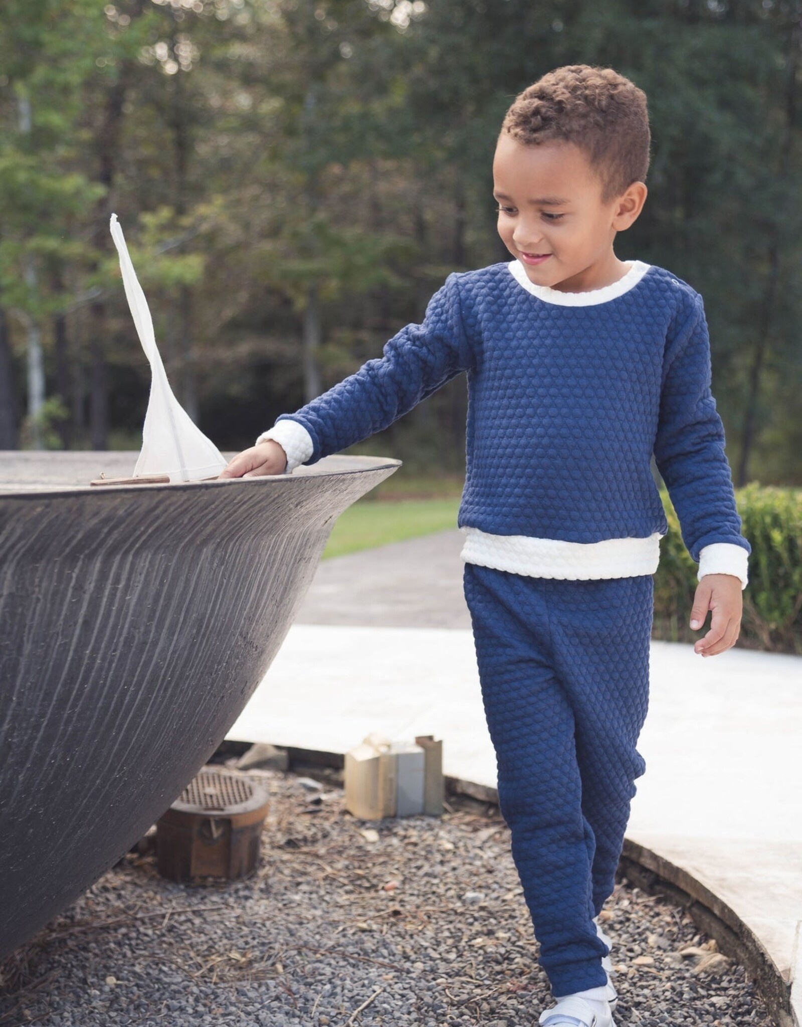 Lullaby Set Quincy Quilted Play Set Newton Navy