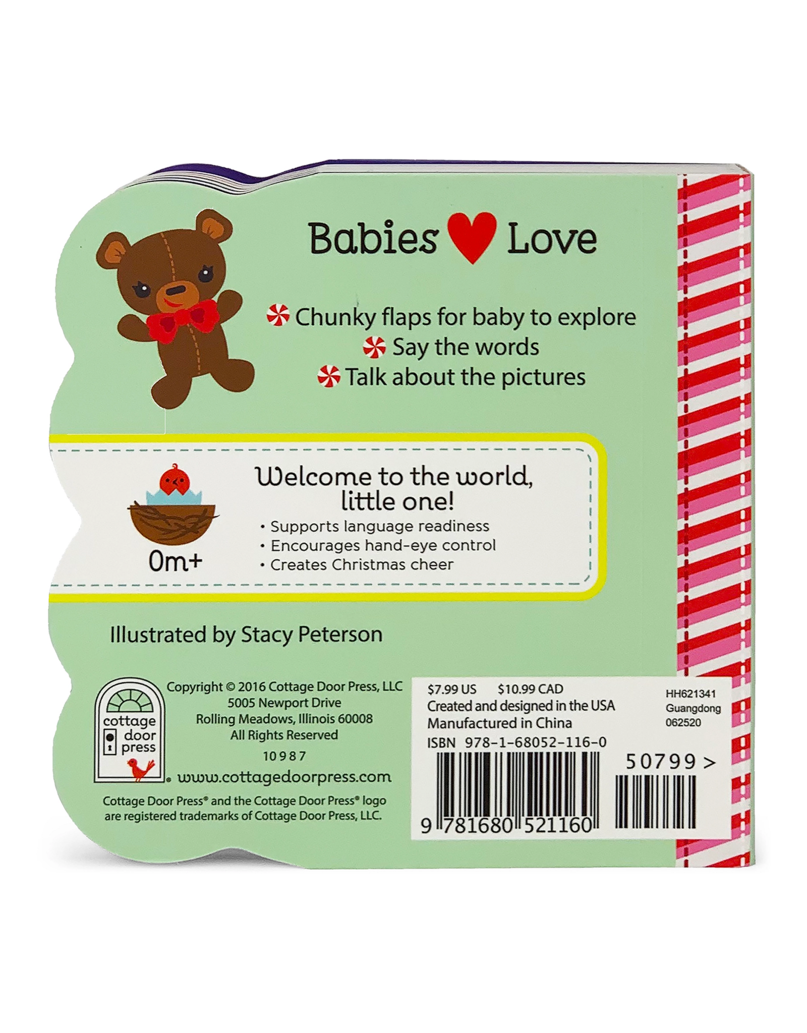 Cottage Door Press Babies Love Christmas Lift-A-Flap board book
