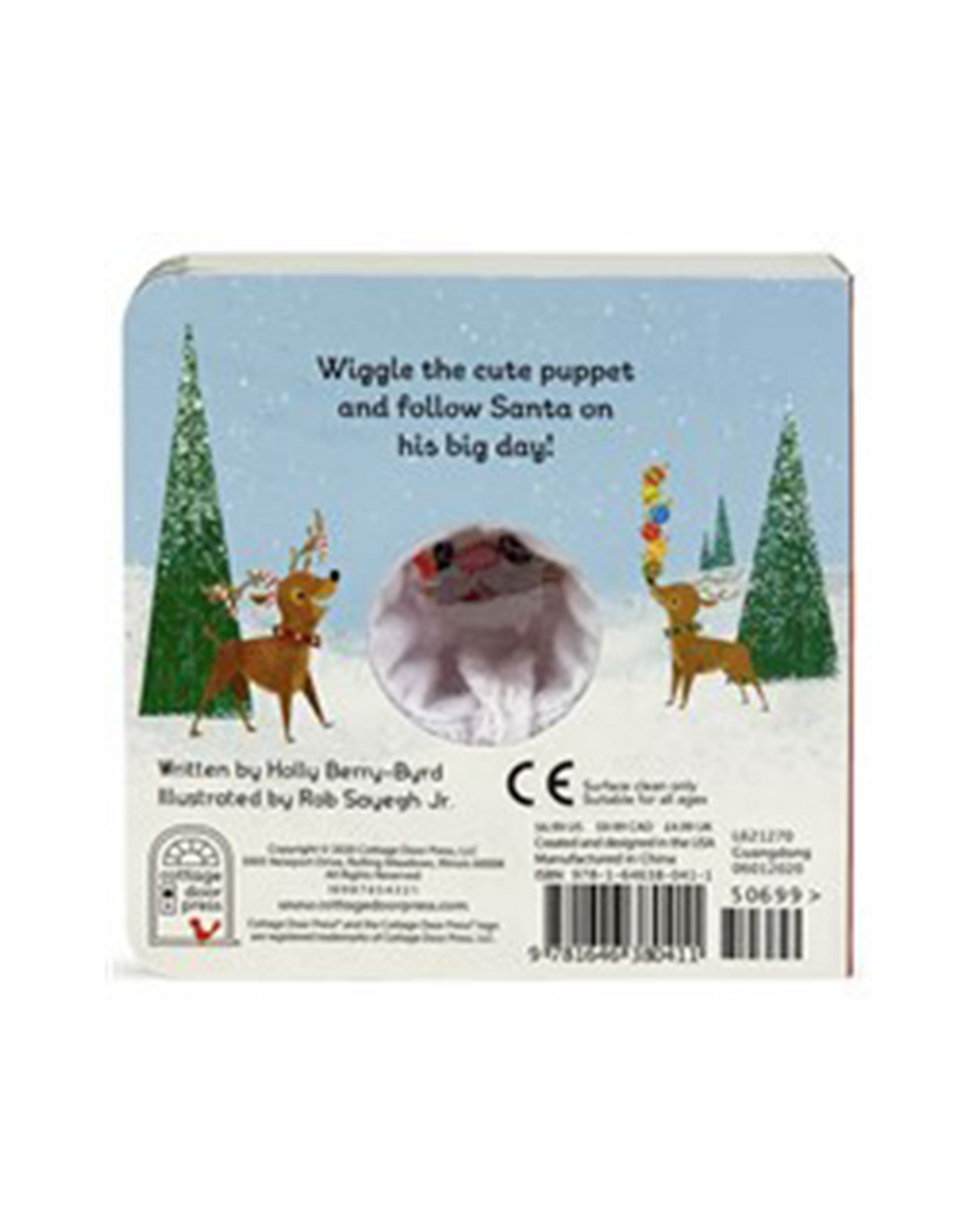 Cottage Door Press Santa's Big Day Finger Puppet board book