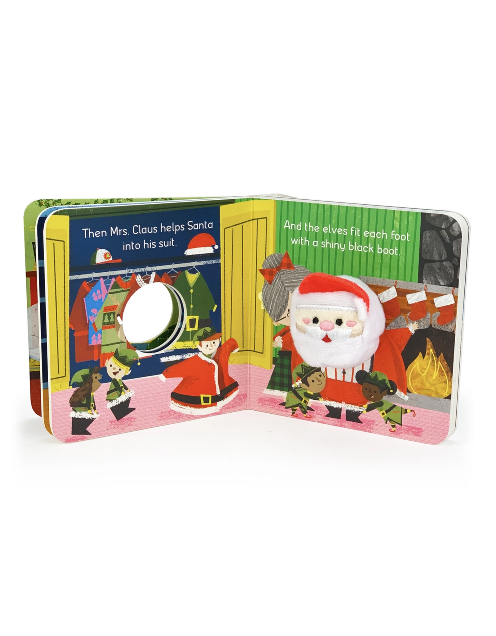 Cottage Door Press Santa's Big Day Finger Puppet board book