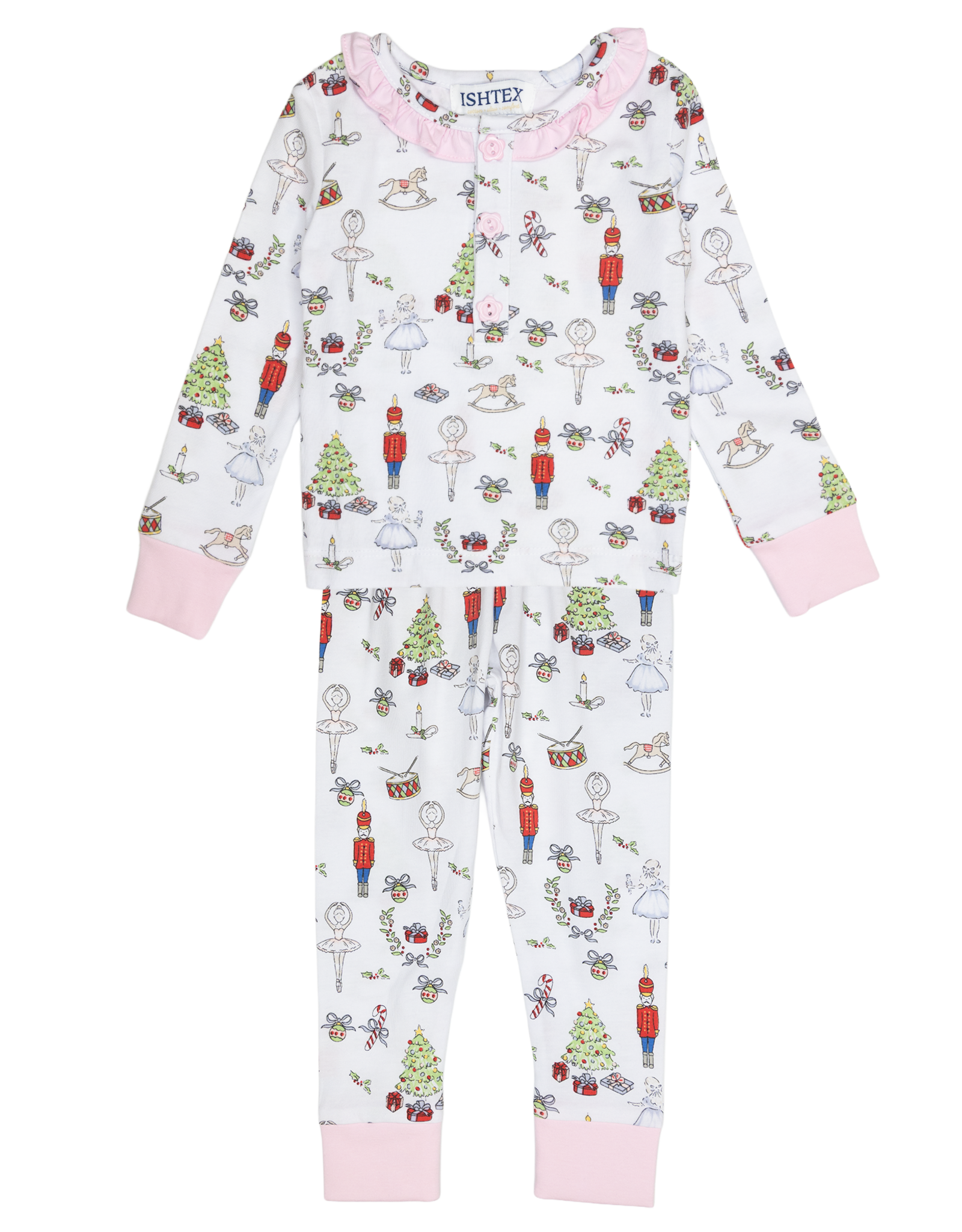 Ishtex 5F183 Nutcracker PJ Set