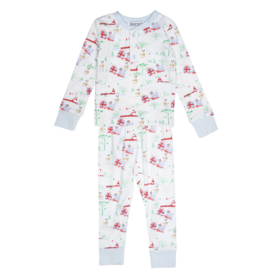 Ishtex Christmas Train PJ Set