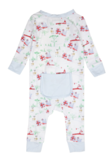 Ishtex 5F173 Christmas Train Playsuit