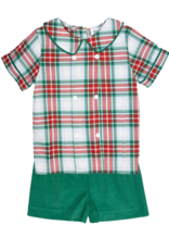 Ishtex 5F128 Red/Green Short Set