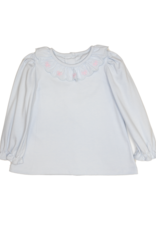 Zuccini ZEF25 Bow Scalloped Blouse