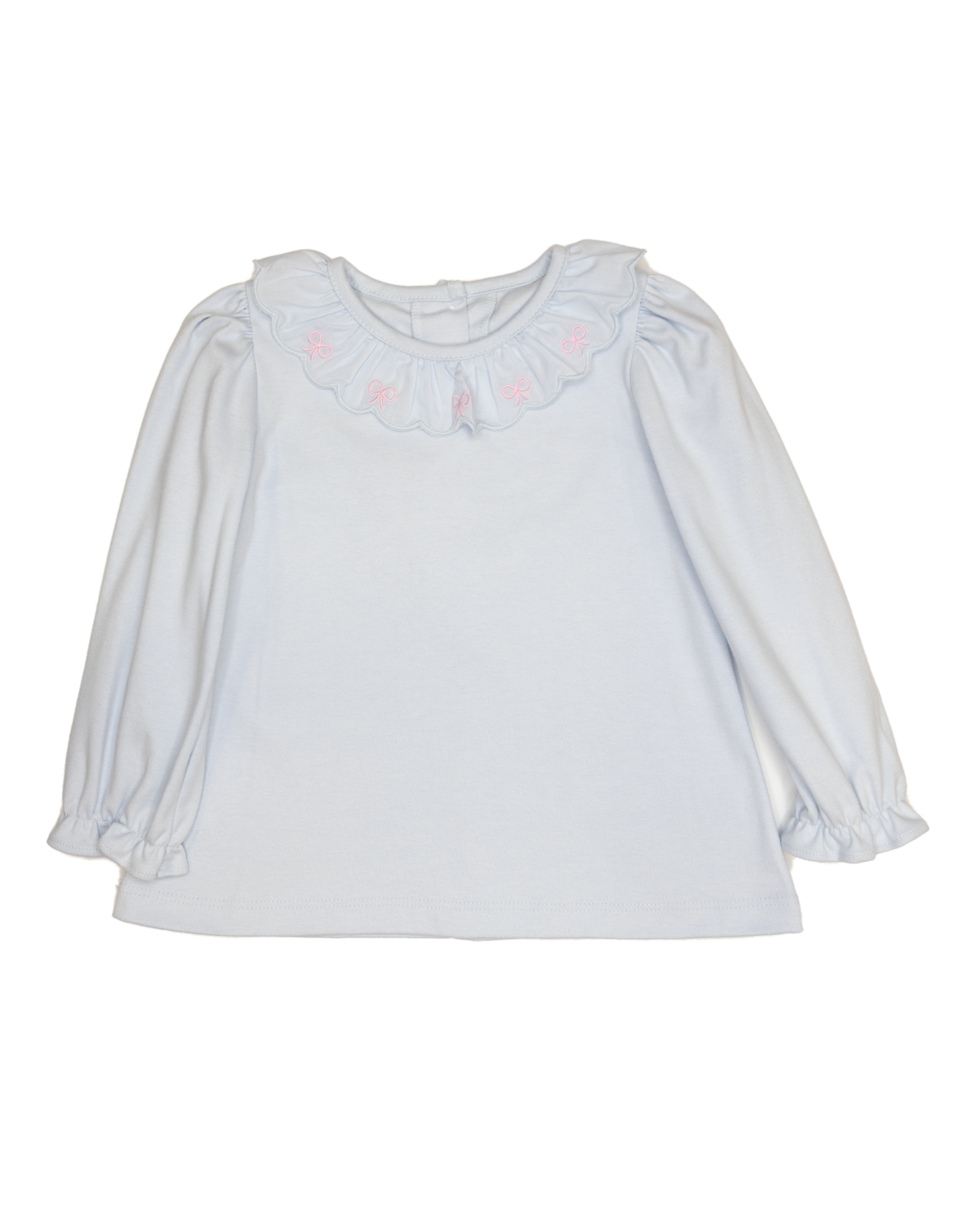 Zuccini ZEF25 Bow Scalloped Blouse